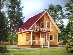 Проект деревянного дома ДБ015
