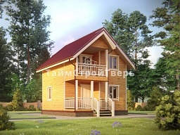 Проект деревянного дома ДБ019