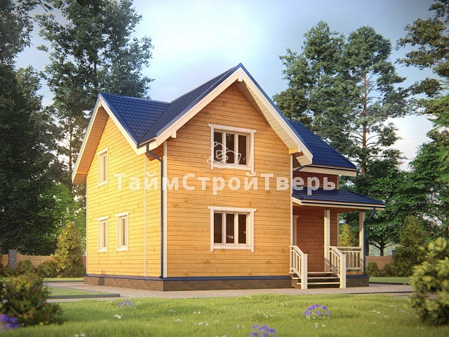 Проект деревянного дома ДБ051