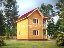 Проект деревянного дома ДБ011